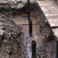 Mini Piles on house extension